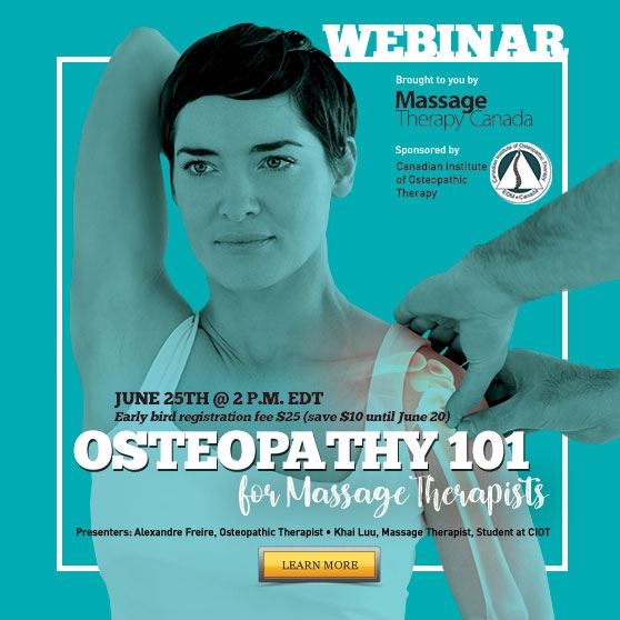 Osteopathy 101 for massage therapists - Massage Therapy Canada